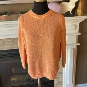Club Monaco Women's peach/ Orange Sweater size S